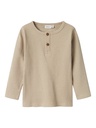 NAME IT MINI - NMM BART LS SLIM TOP - Pure Cashmere