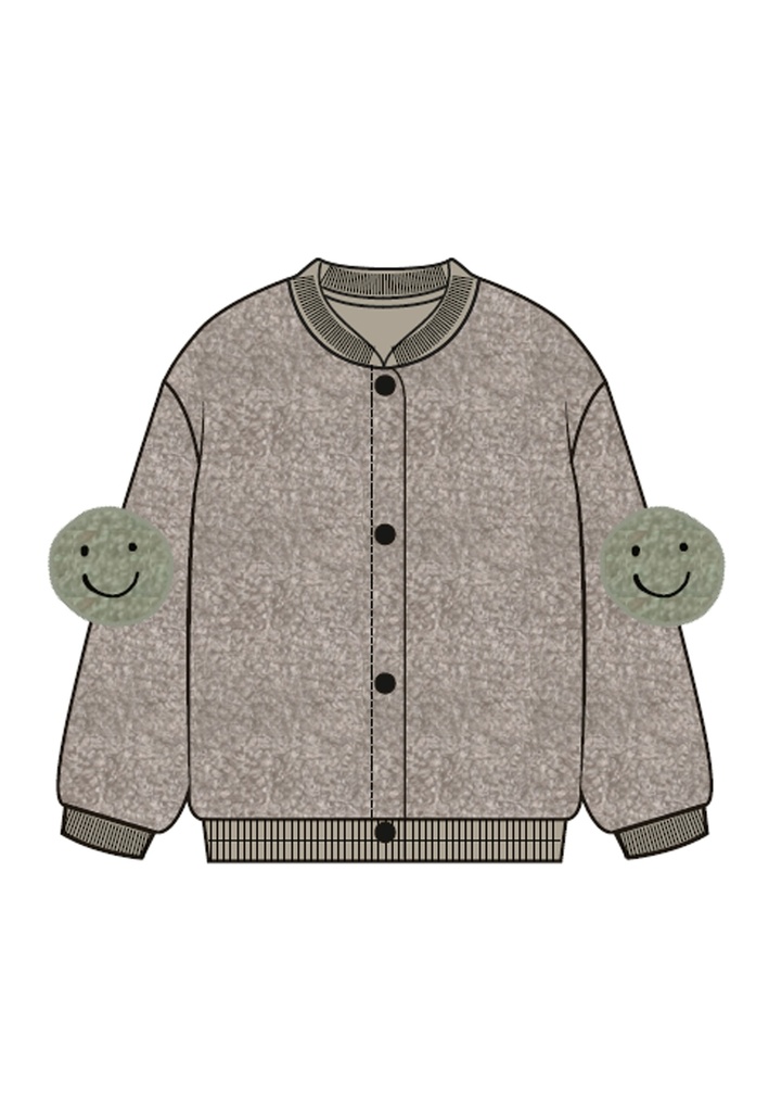 NAME IT MINI - NMM SAND NREG TEDDY CARD - Pure Cashmere