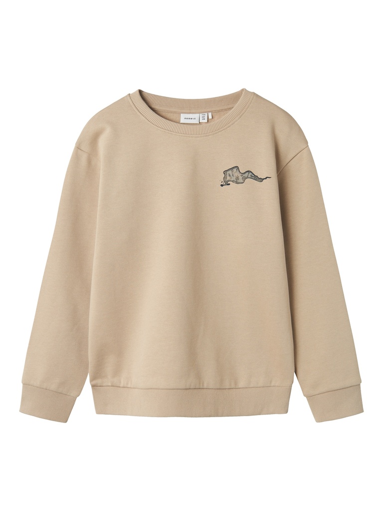 NAME IT KIDS - NKM TEGEO LS NREG SWEAT BRU - Pure Cashmere
