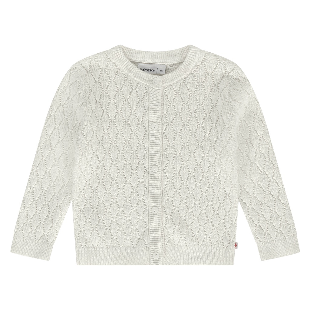 Babyface - baby girls knitted cardigan - creme - BBE25228320-BBE-00146