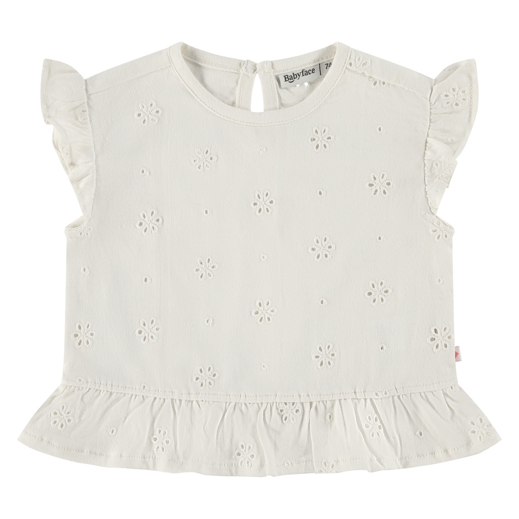 Babyface - baby girls t-shirt short sleeve - creme - BBE25228632-BBE-00146