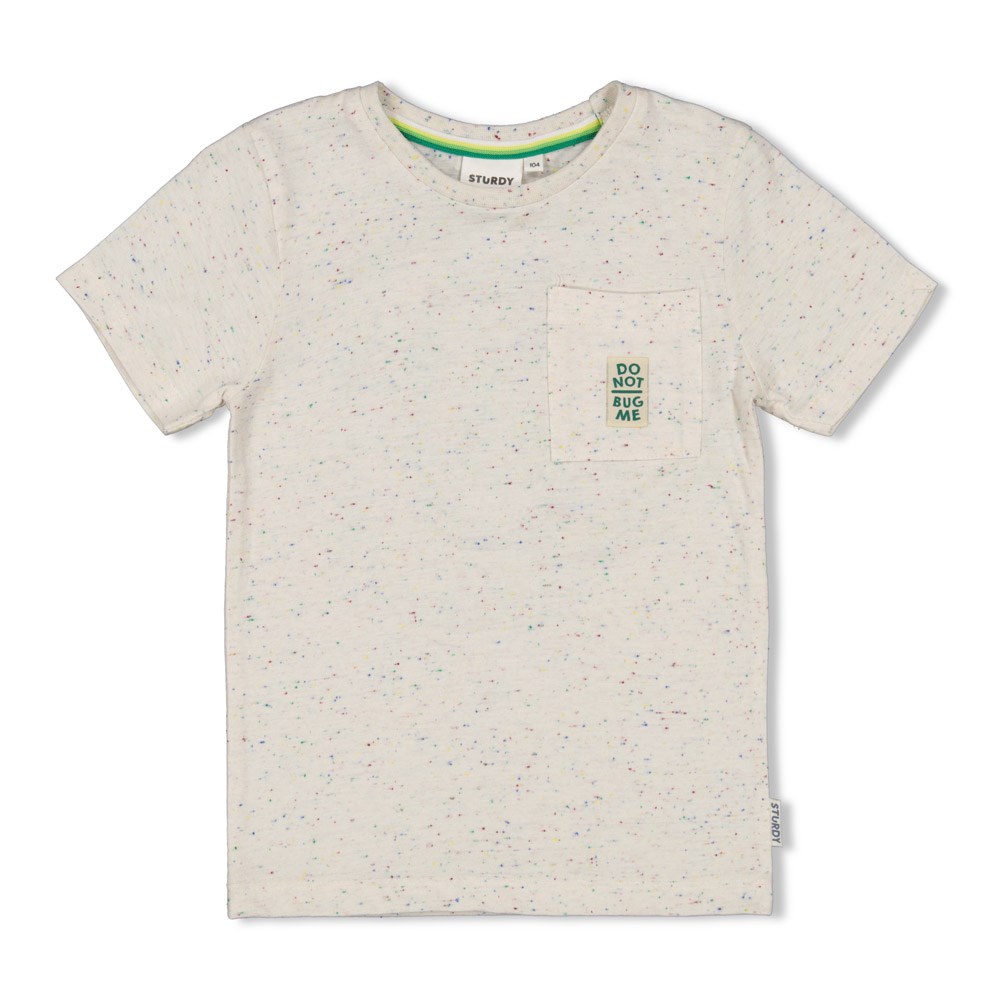 Sturdy - T-shirt - Explore More - Offwhite melange - 71700474