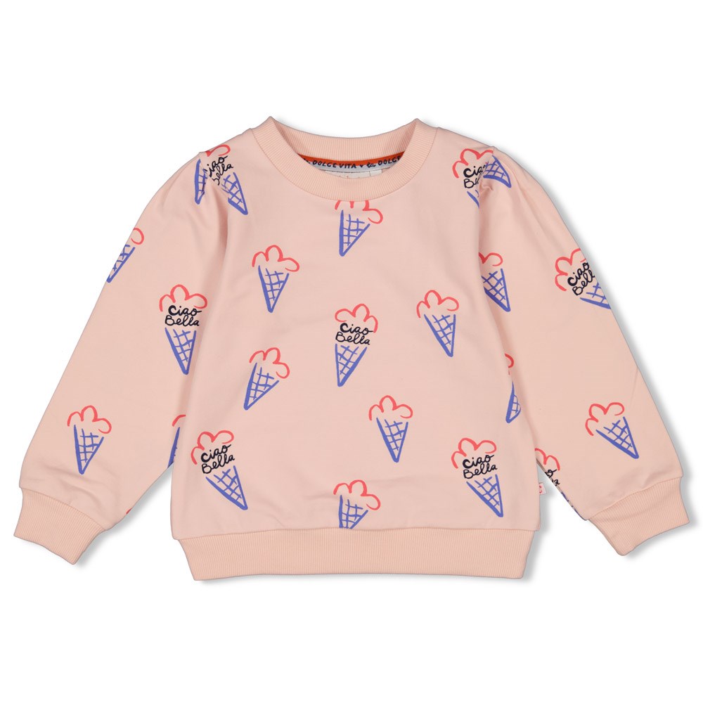 Jubel - Sweater AOP - Ciao Bella - Roze - 91600416