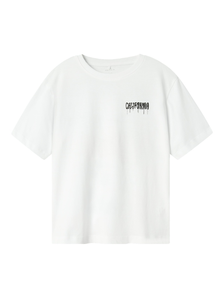 NAME IT KIDS - NKM ZULLA SS NREG TOP BOX NOOS - Bright White GULF COAST