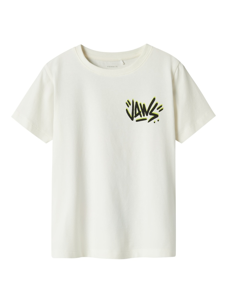 NAME IT KIDS - NKM MAKAI JAWS NREG SS TOP BOX SKY - Cloud Dancer