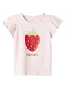 NAME IT MINI - NMF FOLLYGLITTER SS TOP BOX - Ballerina