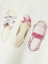 NAME IT MINI - NMF DESSY SS TOP - Cloud Dancer