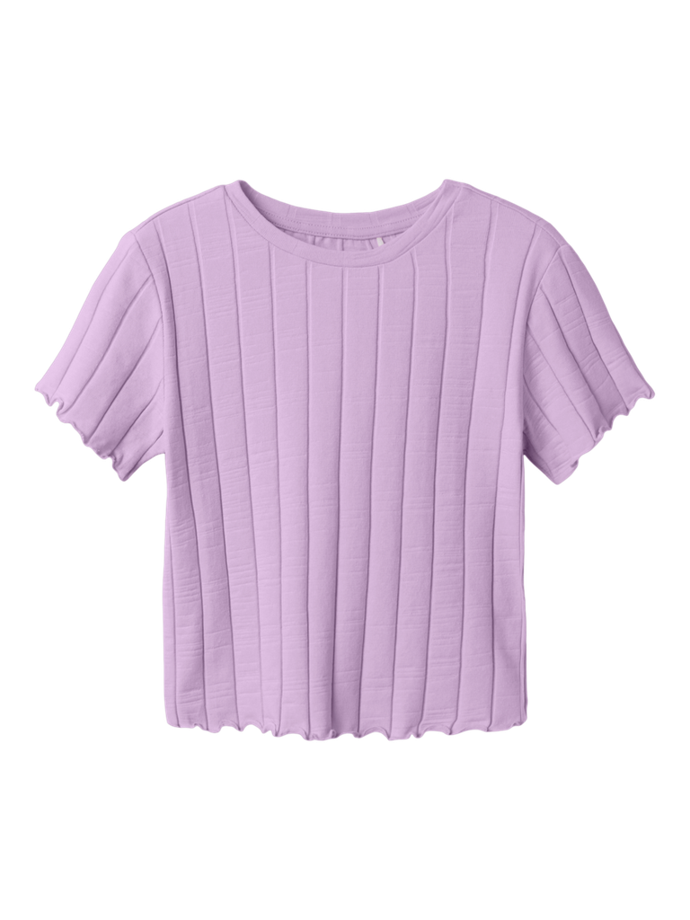 NAME IT KIDS - NKF NORALINA SS CROP TOP NOOS - Orchid Bloom