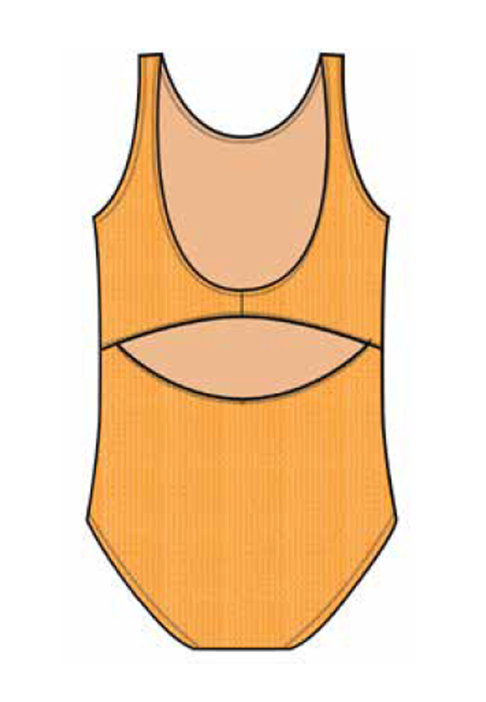 NAME IT KIDS - NKF ZEDU SWIMSUIT - Bright Marigold