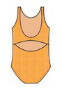 NAME IT KIDS - NKF ZEDU SWIMSUIT - Bright Marigold