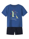 NAME IT MINI - NMM VIGOR SS NREG TOP SET - Navy Blazer