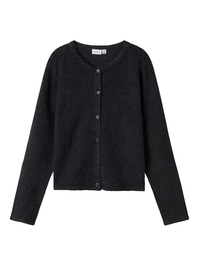NAME IT KIDS - NKF SALUNA LS KNIT CARD NOOS - Dark Grey Melange