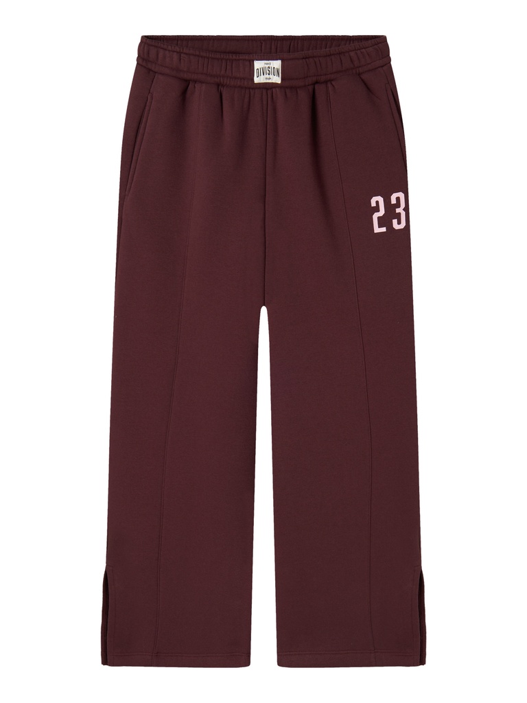 NAME IT KIDS - NKF ODIKA NREG WIDE SWE PANT BRU BF - Sassafras