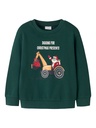NAME IT MINI - NMM VISMAS LS NREG SWEAT BRU - Botanical Garden Excavator