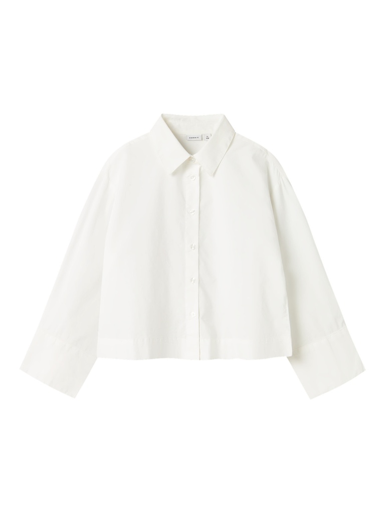 NAME IT KIDS - NKF LAURA SH LS SHIRT - Cloud Dancer