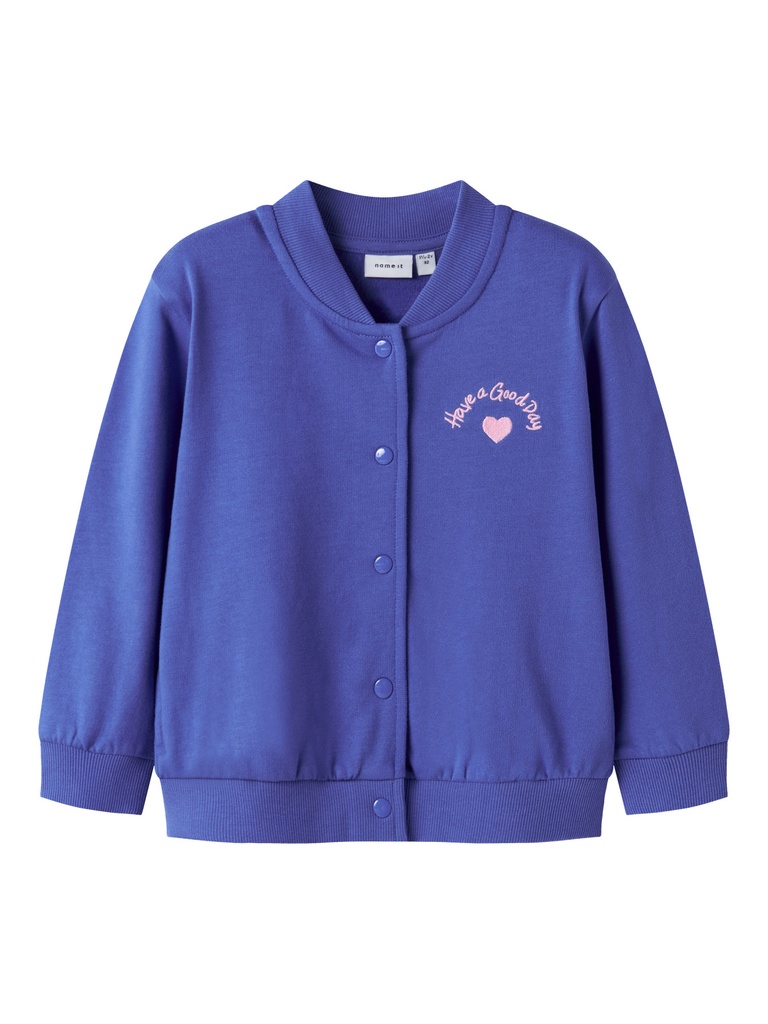 NAME IT MINI - NMF LEILA NREG SWEAT CARD BRU - Amparo Blue