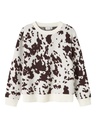 NAME IT KIDS - NKF ORKIDE LS KNIT BOX - Seal Brown COW