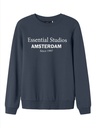 LMTD - NLM NESS LS BRU O-NECK SWEAT NOOS - Ombre Blue