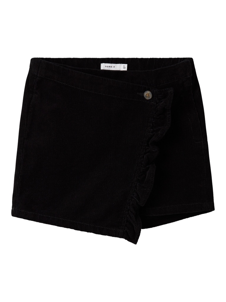 NAME IT KIDS - NKF KELLY CORD SKORT 7299-CY PS O - Black