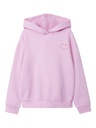 NAME IT KIDS - NKF DEVINA LS RLX SWE HOOD BRU - Pink Frosting