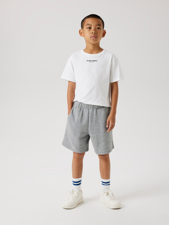 NAME IT KIDS - NKN CYBER SWEAT SHORTS UNB NOOS - Grey Melange