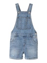 NAME IT KIDS - NKF NORA DNM SHORTS OVERALL 3266-OV J - Light Blue Denim