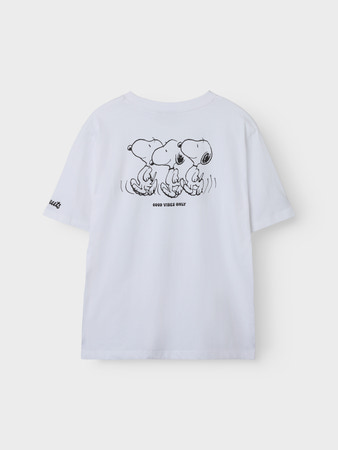 LMTD - NLN JUM SNOOPY SS L TOP BOX SKY - Bright White