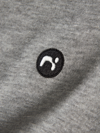 NAME IT KIDS - NKM VIMO LS SWEAT CARD BRU NOOS - Grey Melange