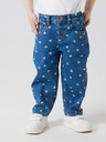 NAME IT MINI - NMF BELLA MOM SHAPED JEANS 3555-ON NOOS - Denim Blue HEARTS