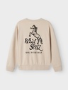 NAME IT KIDS - NKF KASSIA NREG SWEAT UNB BOX - Peyote