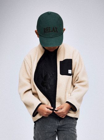 NAME IT KIDS - NKM LANE LS TEDDY JACKET - Peyote