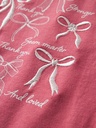 NAME IT MINI - NMF KATALIN NREG SS TOP - Rapture Rose