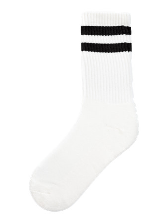NAME IT KIDS - NKM JANS SOCK - Bright White Black