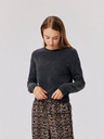LMTD - NLF LODET LS SHORT KNIT NOOS - Raven 14-1818