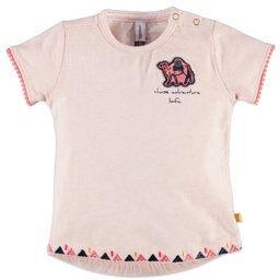 [8719517133348] Baby Face - girls t-shirt sh.sl. - LIGHT PINK MELANGE