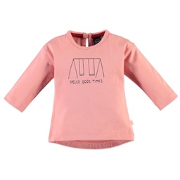 [8719517320793] Baby Face - baby girls t-shirt l.sl. - PEACH