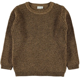 NAME IT KIDS - NKM RALF LS KNIT - Toasted Coconut