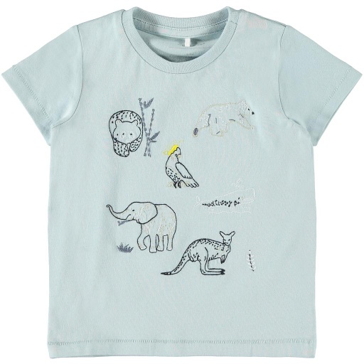 NAME IT BABY - NBM FEBOS SS TOP - Sterling Blue
