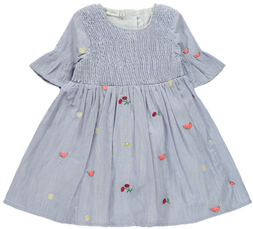 NAME IT MINI - NMF DENISE SS DRESS - Dazzling Blue