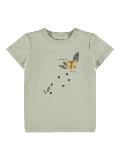 NAME IT BABY - NBM JACOB SS TOP BOX - Desert Sage