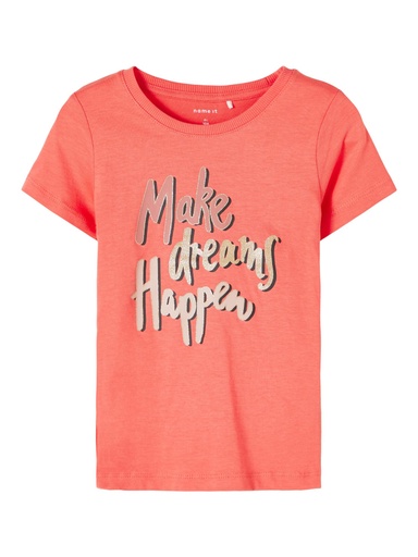 NAME IT MINI - NMF BRIGITTA SS TOP CAMP - Rose Of Sharon
