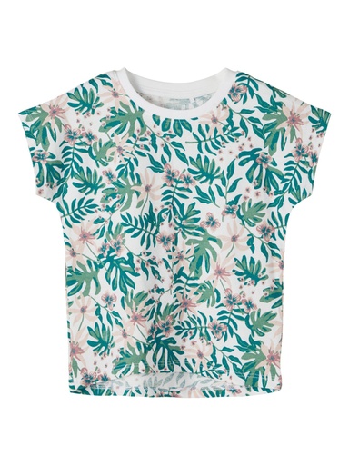 [5715095435662] NAME IT MINI - NMF VIGGA CAPSL TOP FFF - Bright White MINI TROPICAL