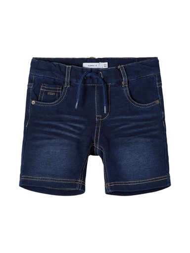 [5714917137012] NAME IT MINI - NMM RYAN DNMTRUEBOS 3456 SWE LSHORTS NOOS - Dark Blue Denim