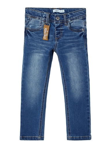 NAME IT MINI - NMM THEO DNMBASSI 2388 PANT W KEY - Medium Blue Denim