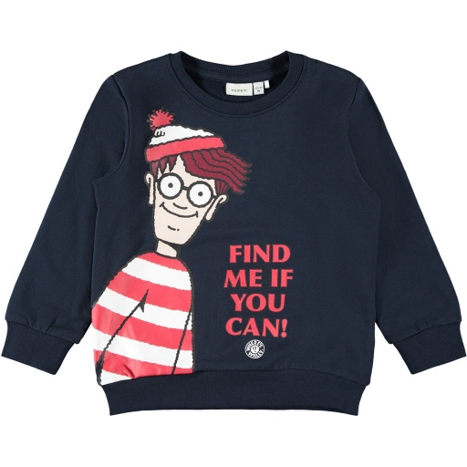 [5714515067766] NAME IT MINI - NMM WHERESWALLY MARZ SWEAT BRU PARK - Dark Sapphire