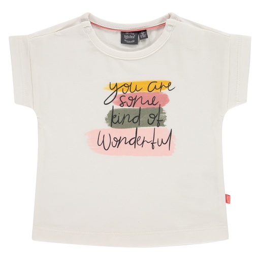 [8720008362697] Babyface - baby girls t-shirt short sleeve - creme - NWB21128606