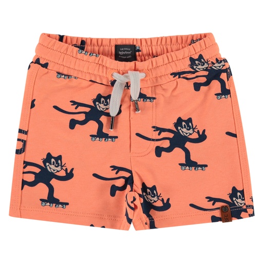 [8720008377097] Babyface - boys sweatshort - neon orange - BBE21107237