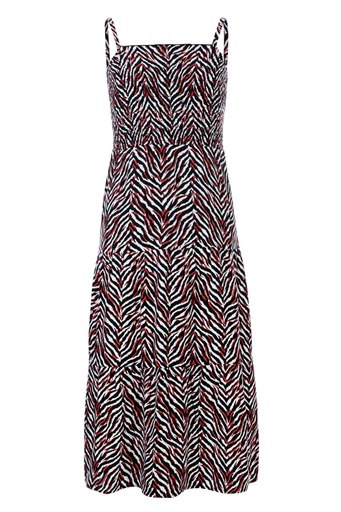 [8719645129824] Looxs - 10Sixteen Woven printed maxi dress - ZEBRA - 2113-5873-680