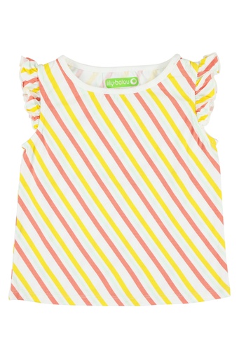 [1110123002078] Lily-Balou - Eline Top  - sorbet