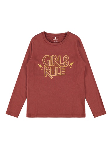 [5715109432236] NAME IT KIDS - NKF NEBEL LS TOP - Spiced Apple